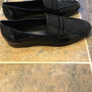 Black Patent Leather Loafers
